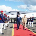 Presidente Abinader llega al país tras participar en toma de posesión de gobernadora, Jenniffer A. González Colón