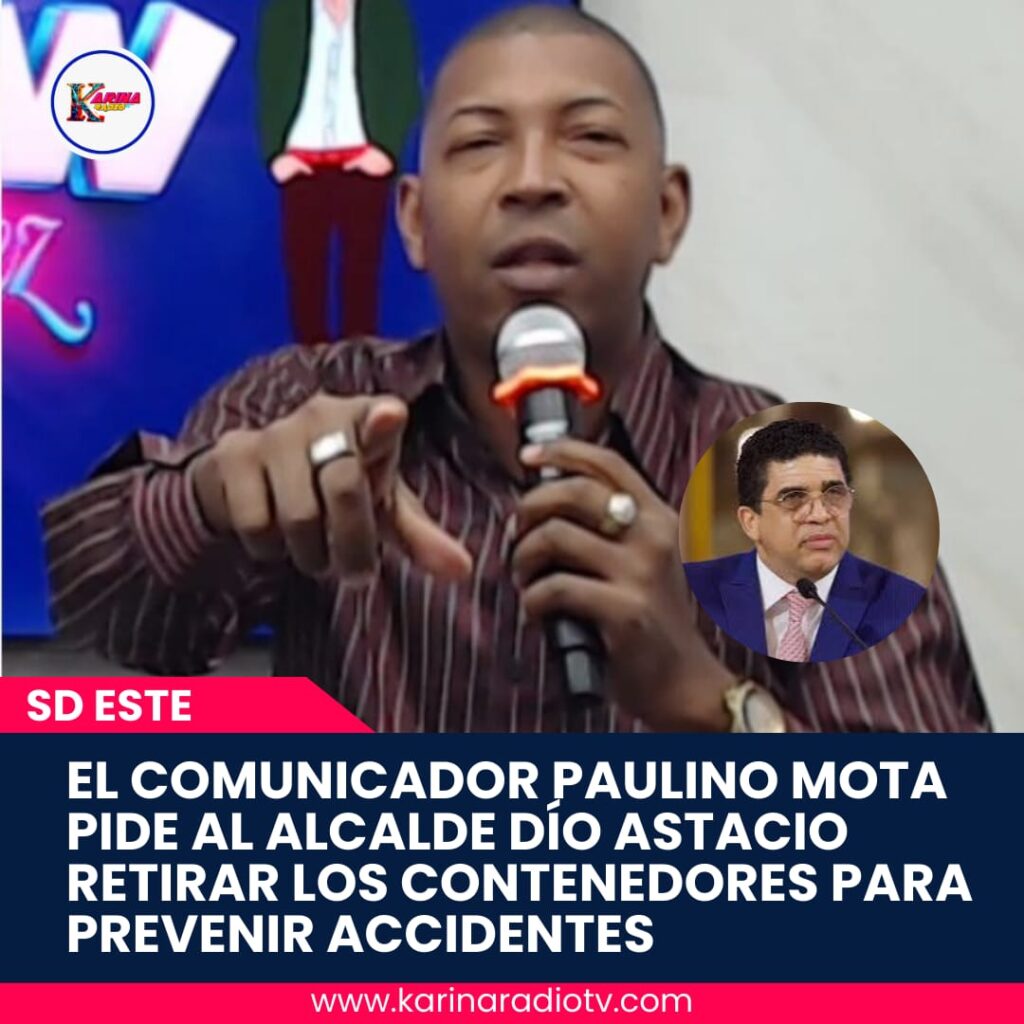 Llamado al Alcalde Dió Astacio: «A retirar Contenedores para evitar accidentes»