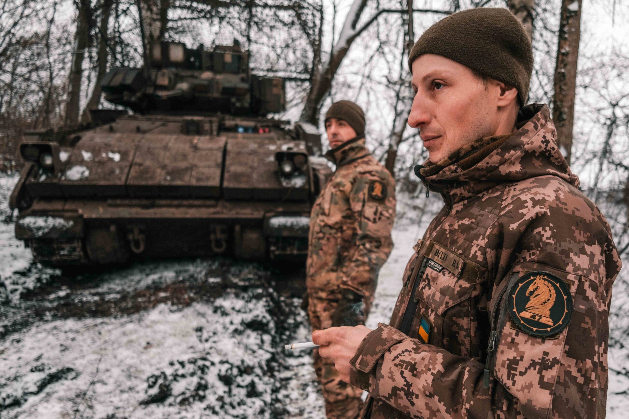 Viaje a la frontera de Kursk, la última pesadilla de Putin: «Siento la adrenalina pero trato de comportarme como un robot»