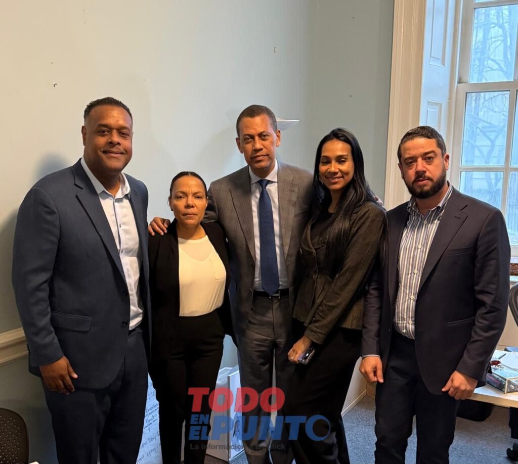 Presidente del INDOTEL y alcalde de Nueva York dialogan sobre ciberseguridad y transformación digital