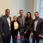 Presidente del INDOTEL y alcalde de Nueva York dialogan sobre ciberseguridad y transformación digital