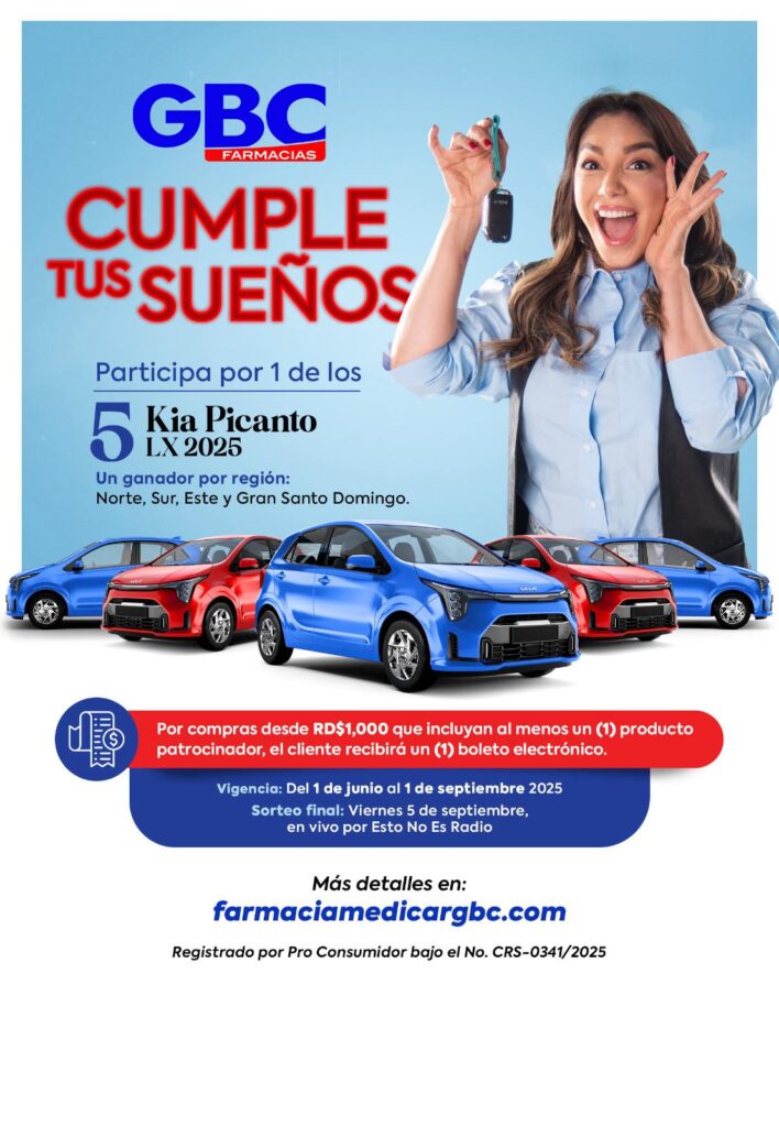 GBC Farmacia lanza concurso para premiar fidelidad de sus clientes con 5 carros nuevos