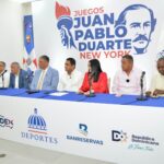 Ministro Kelvin Cruz anuncia los Juegos Juan Pablo Duarte en Nueva York