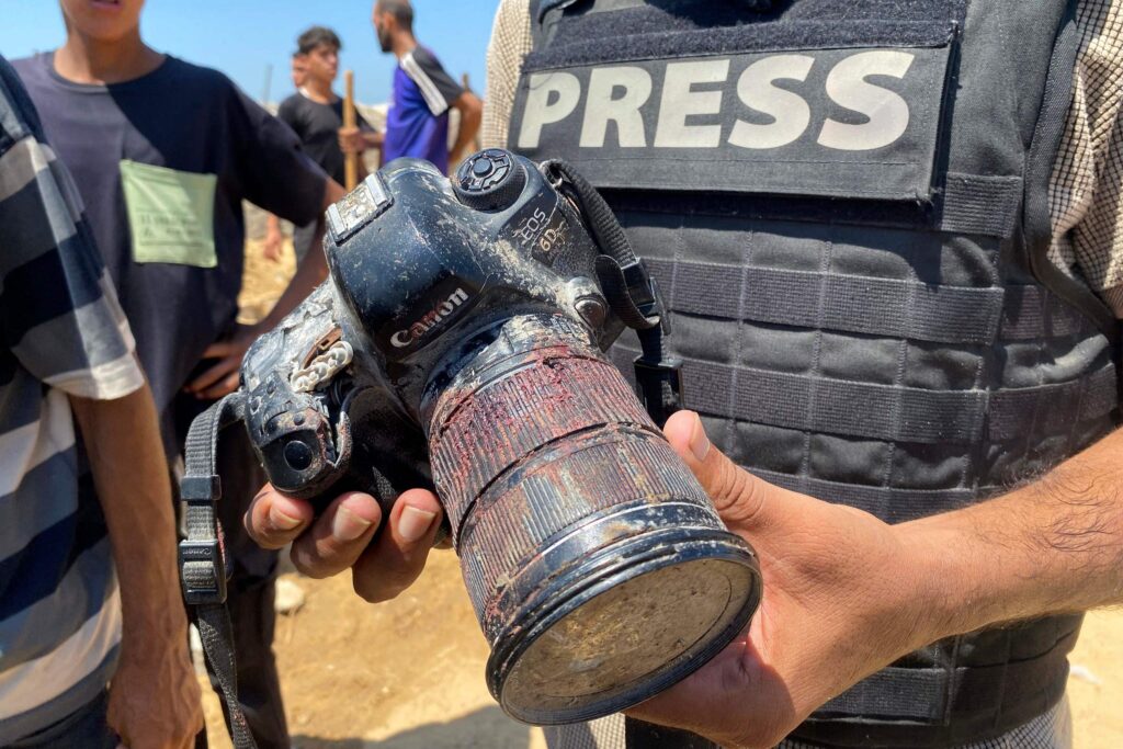 El riesgo mortal de ser los ojos del mundo en la Franja de Gaza