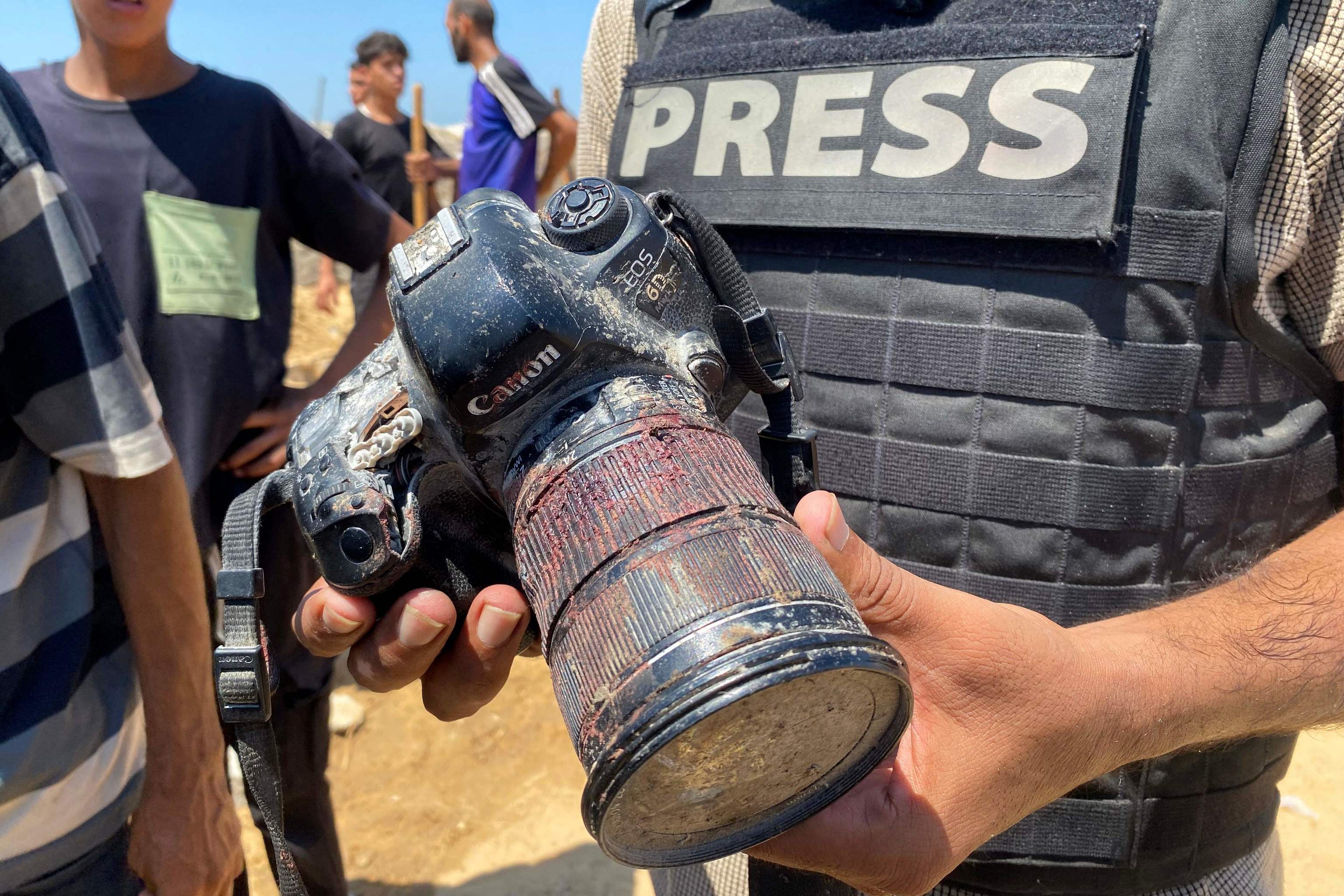 El riesgo mortal de ser los ojos del mundo en la Franja de Gaza