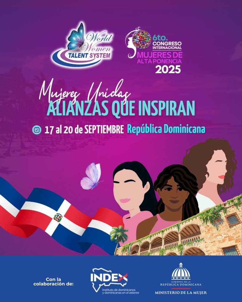 RD será sede del VI Congreso de la World Women Talent System 2025
